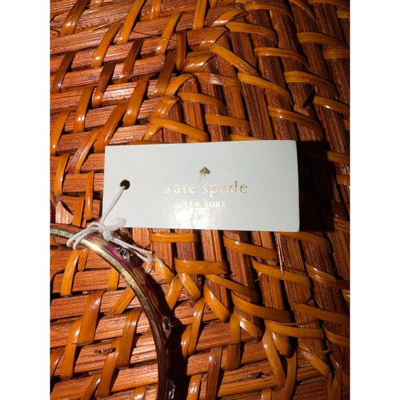 Kate Spade New York “Earn Your Stripes” Enamel Bangle NWT - Picture 8 of 11